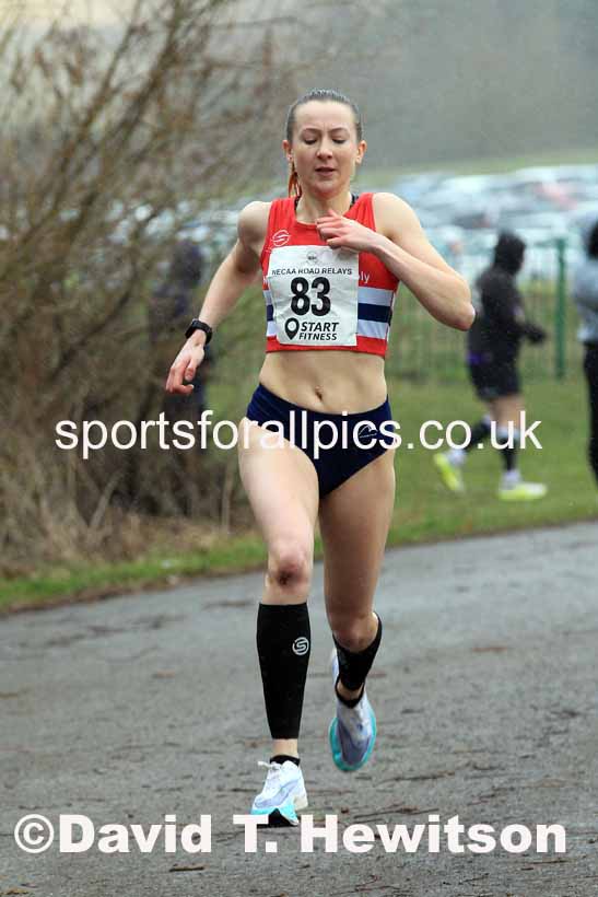 Senior Women and Veteran Women (Over 35s) and Vetreran Men (Over 50s), 2023 NECAA Royal Signals Relays, Hetton le Hole, County Durham. Photo: David T. Hewitson/Sports for All Pics